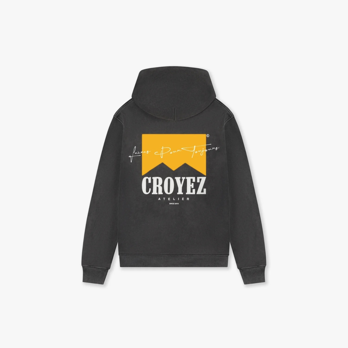 Croyez Sweater Croyes Fumes Zip Hoodie L-blauw