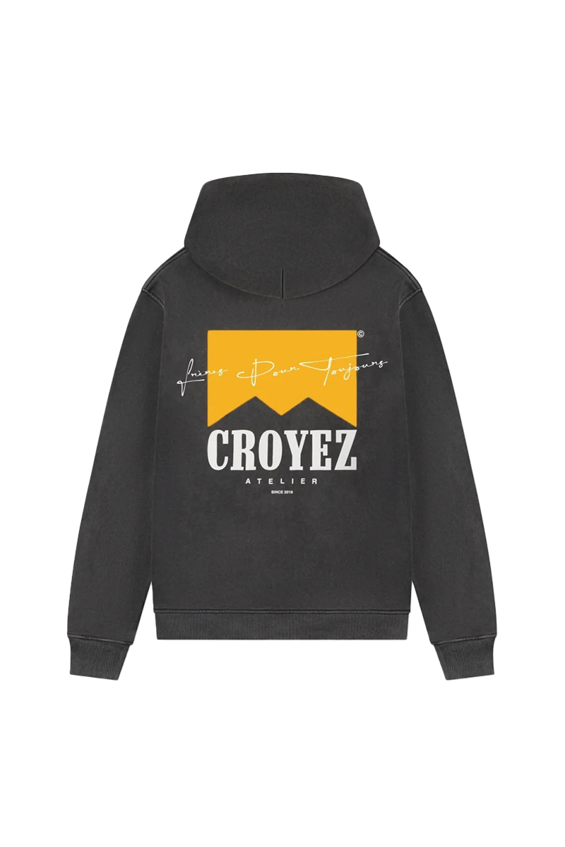 Croyez Sweater Croyes Fumes Zip Hoodie L-blauw