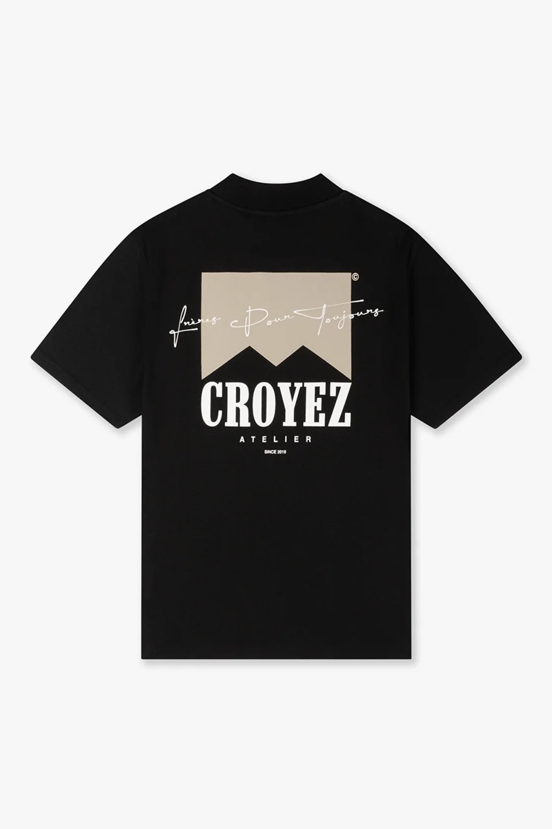 Croyez T-shirt Croyes Fumes  T-shirt Zwart