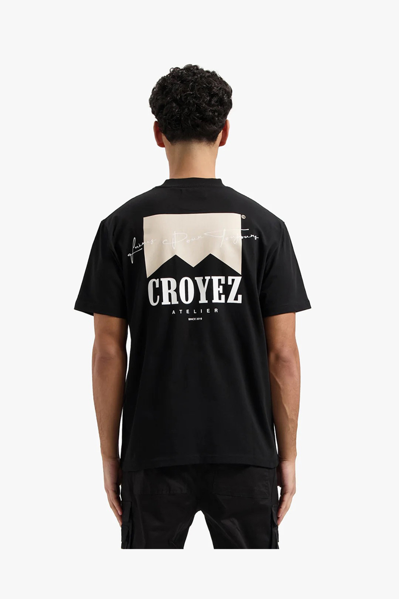 Croyez T-shirt Croyes Fumes  T-shirt Zwart