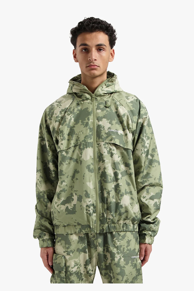 Croyez Jas Croyez Parachute Ripstop Jacket Army