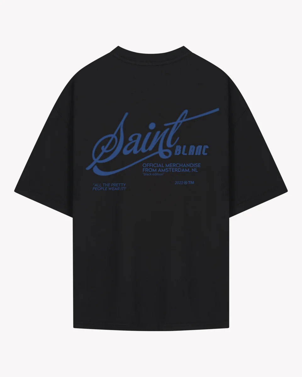 Saint Blanc T-shirt Treble T-shirt Zwart