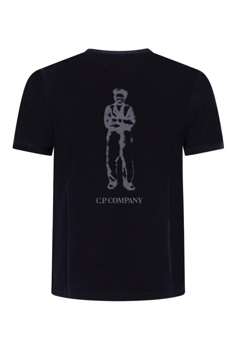 Cp Company T-shirt 15cmts155a Zwart