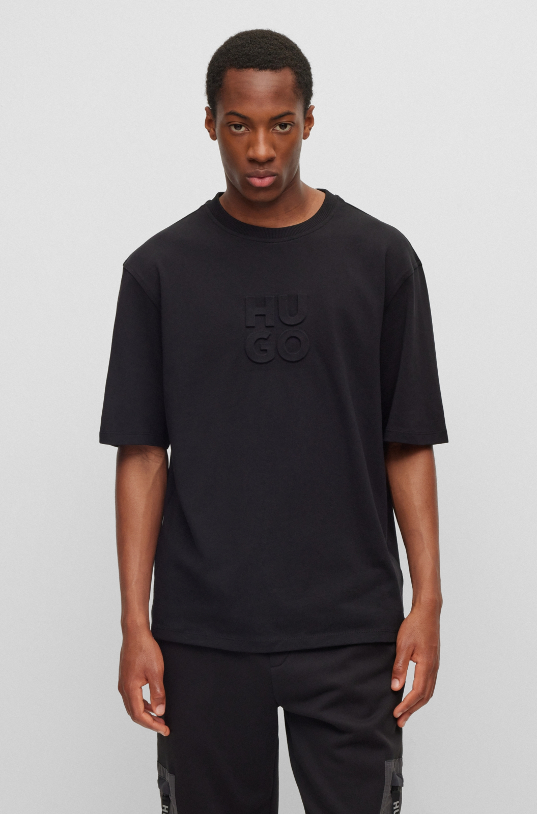 Hugo Boss T-shirt Dleek Zwart