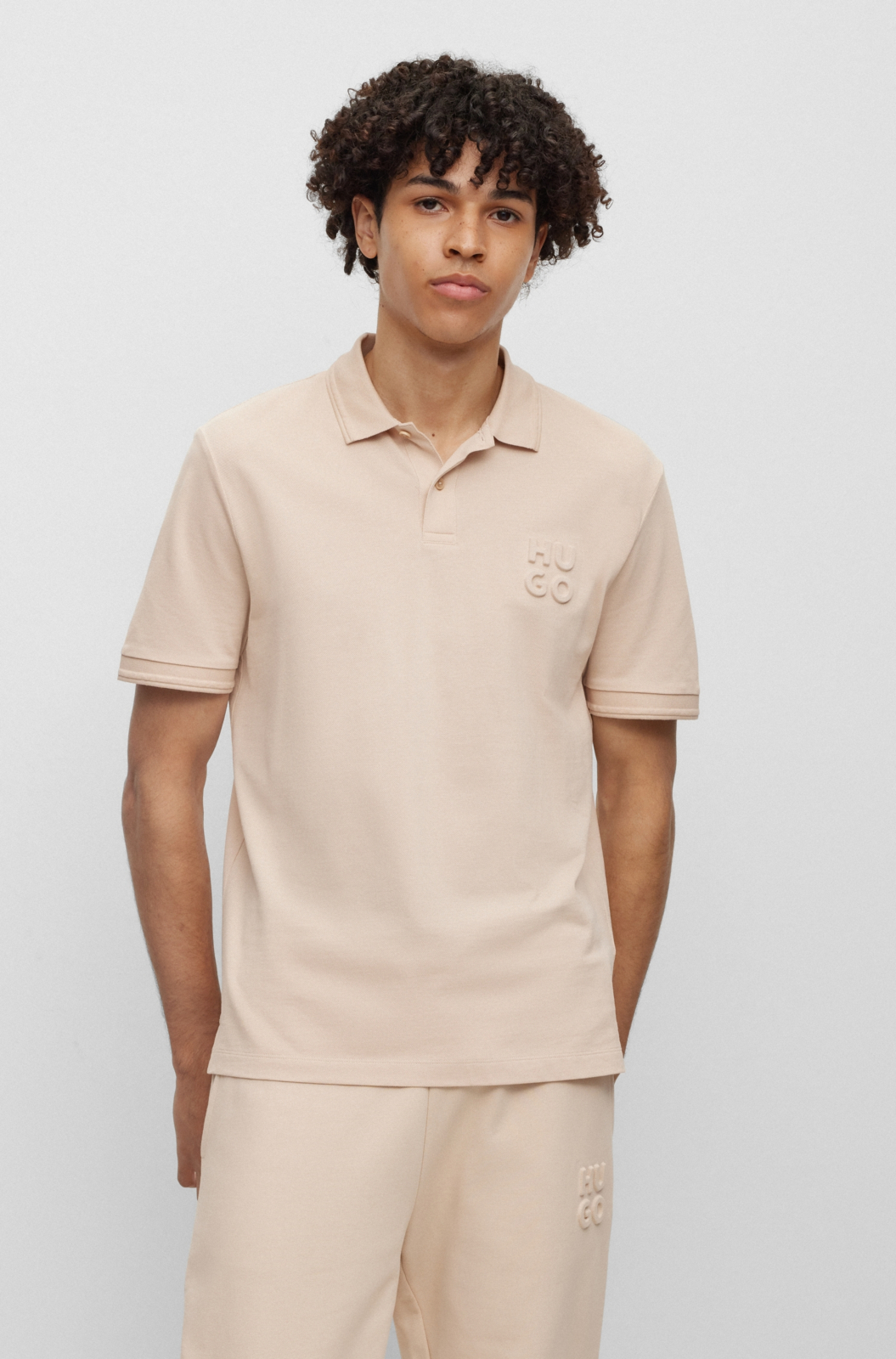 Hugo Boss Polo Drouts Beige