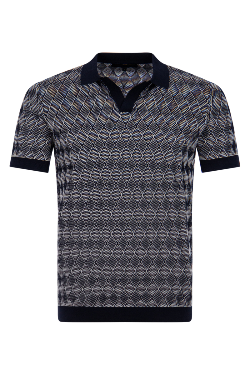 Drykorn Polo Braian 425082 D-blauw