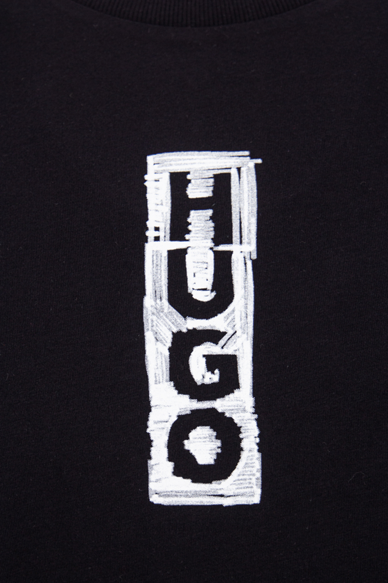 Hugo Boss T-shirt Dalbula 50494150 Zwart