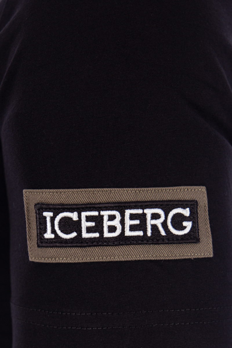 Iceberg T-shirt F01c 6301 Zwart