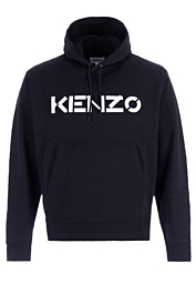 Kenzo Classic Hoodie Kenzo Logo FA65SW3004MD Zwart