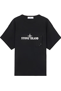 Stone Island T-shirt 811521079 Zwart