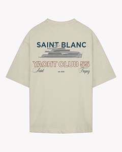 Saint Blanc T-shirt Yacht Club 55 Off White